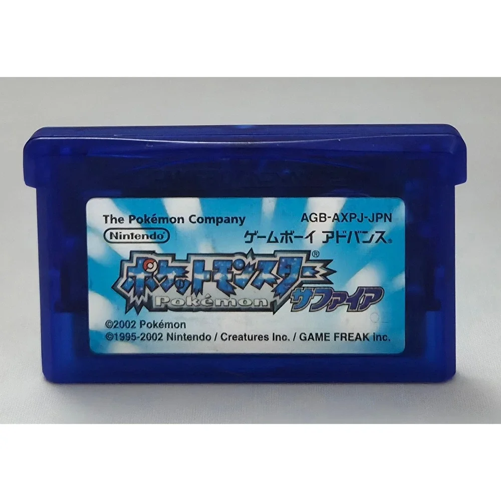 Pokemon Sapphire - CIB - GBA - Japanese Import - Tested + Saves - US Seller